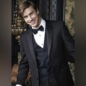 Men's Black Tuxedo Coat